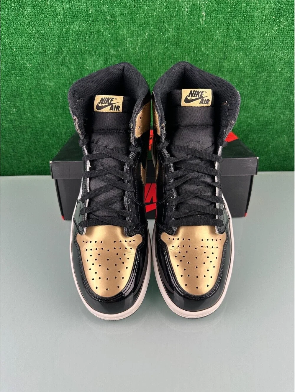 Size 11.5 - Air Jordan 1 Retro OG NRG High Gold Toe (CLEAN!)